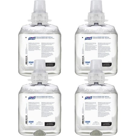 PURELL Soap Refills, Foam, Prof, f/CS4 Dispenser, 1250ml, , CL, PK 4 GOJ517404